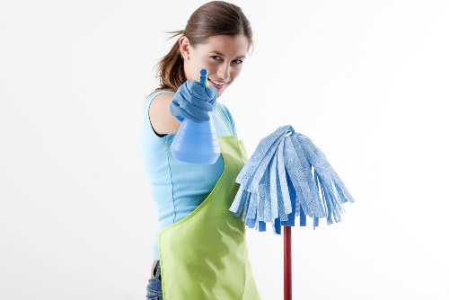 Person reviewing cookie settings on a carpet cleaning website