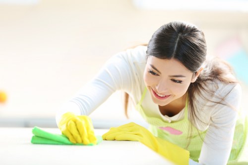 Technician treating lingering pet odour on carpet in Wealdstone