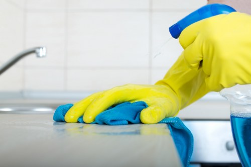 Inspection and fibre testing during rug cleaning in Wealdstone