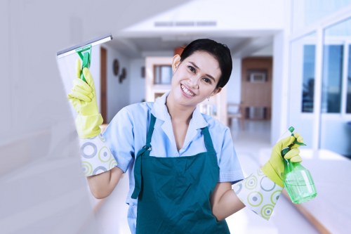 Waste handling and compliant disposal during cleaning service