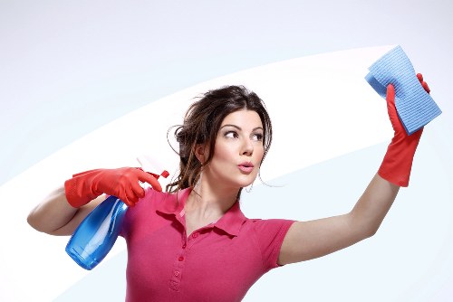 Local carpet cleaning service improving the look of a busy property